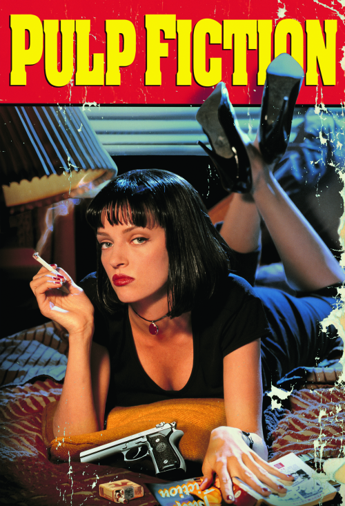 Filmplakaten til Pulp Fiction.
